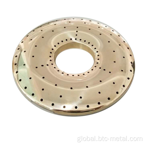 Kitchen Gas Stove Accessories Copper Material Gas Stove Accessories Metal Fire Cover Factory